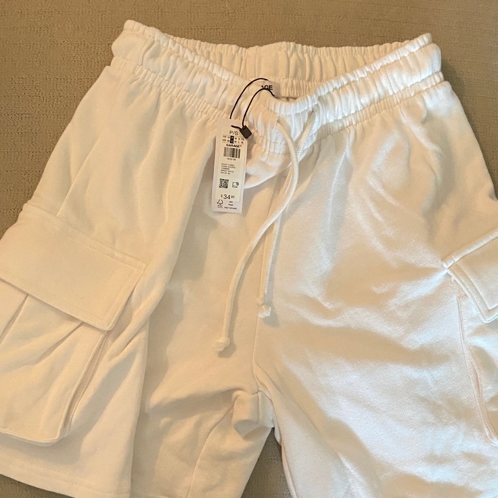 Garage Women's White Cargo Shorts